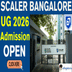 Scaler Bangalore UG Admission Open for March Intake 2026; Apply Till March 20